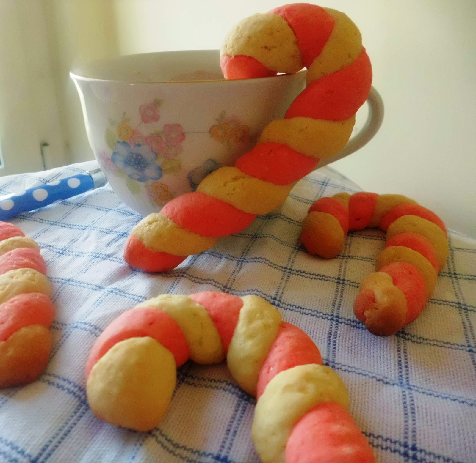 candy cane cookies - #idea per la colazione di natale