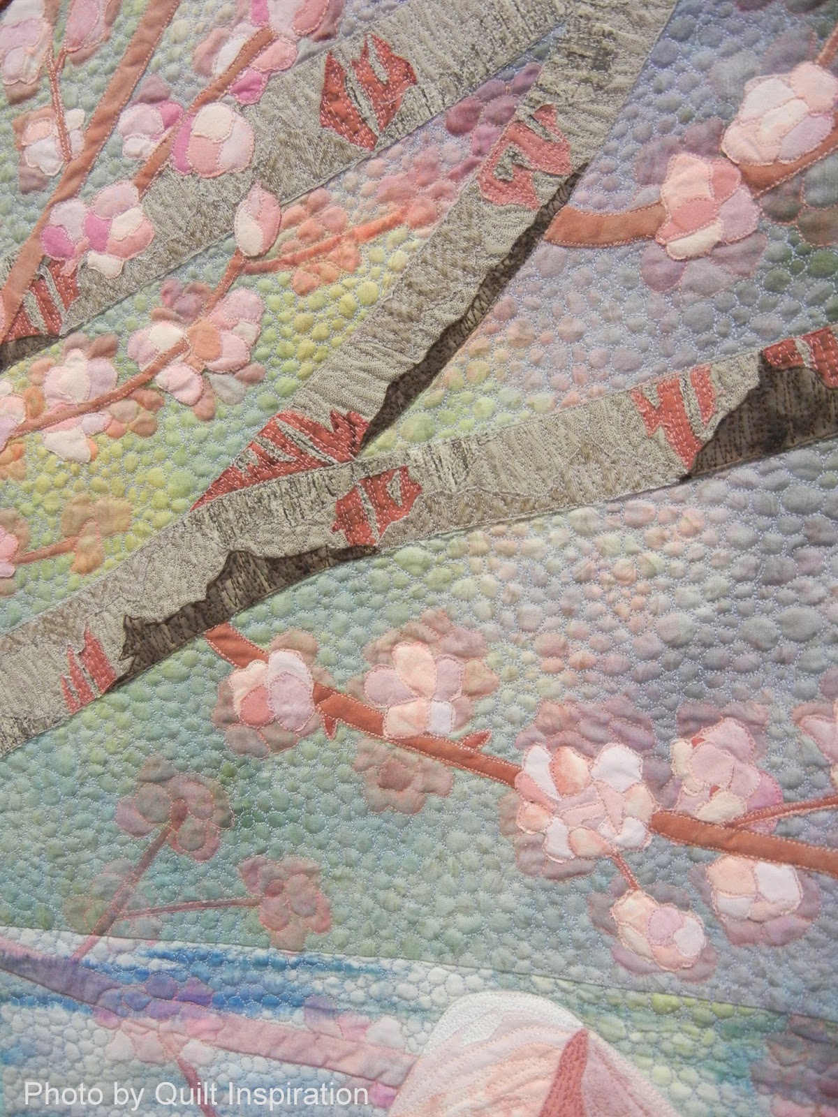 Pattern for Cherry Blossoms Art Quilt