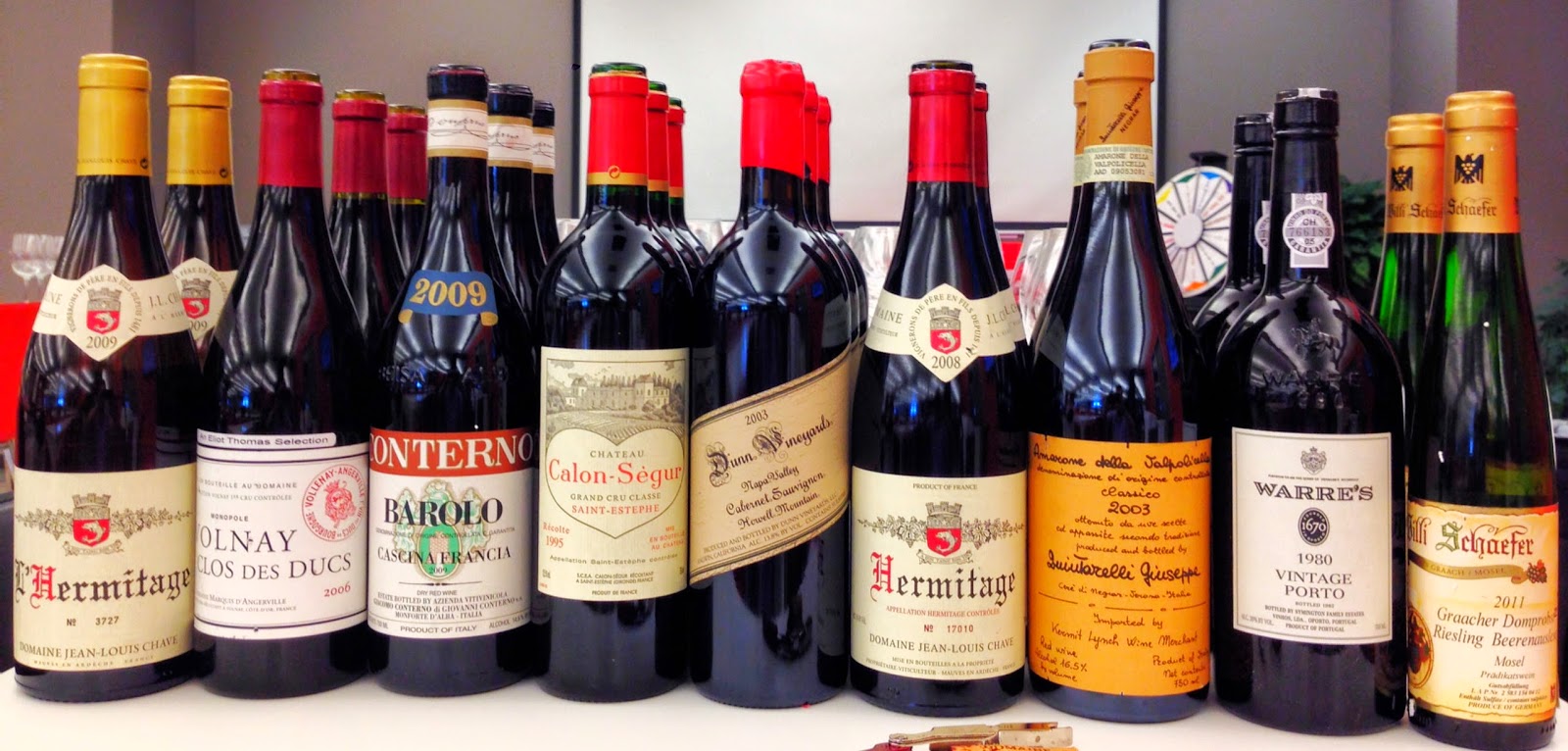 The Iron Chevsky Wine Blog Great Wines of the World. Tasting at Tango