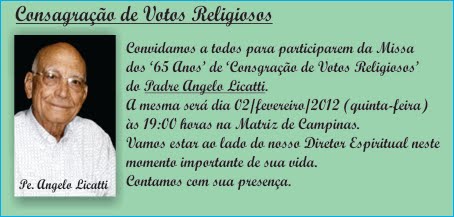 Consagração de 65 Anos