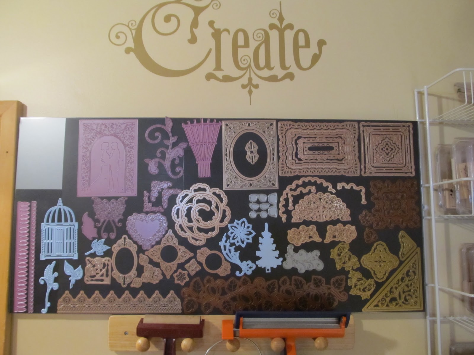 Calla Lily Studio Blog Die Cut Storage Board