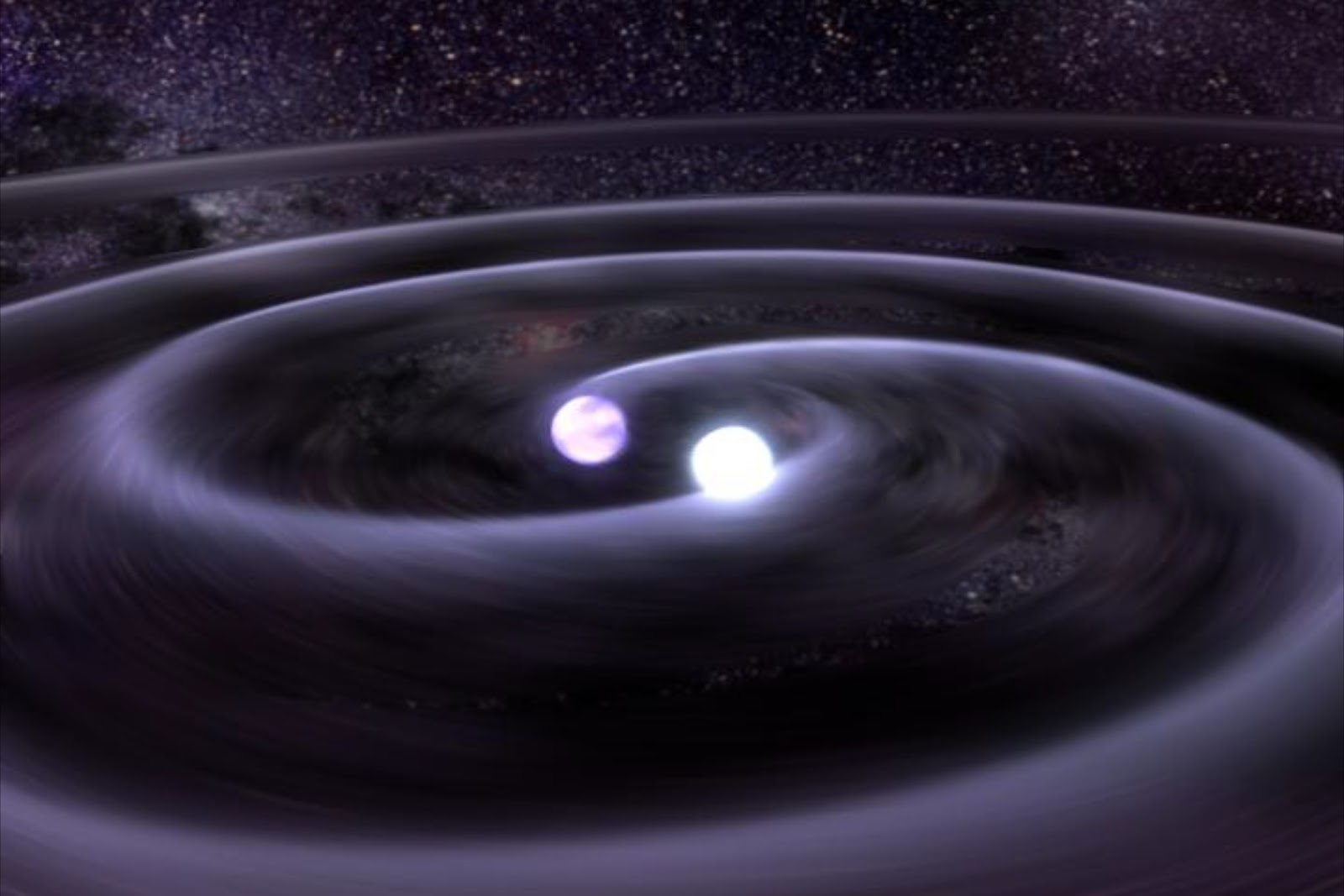 Resultado de imagen de Colisión de dos estrellas de neutrones