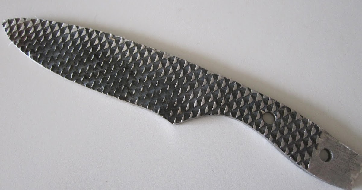 A Creative DIYist Journal First Rasp Knife WIP