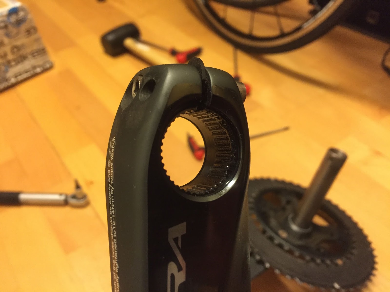 Skjetlein How to install Shimano Hollowtech crank