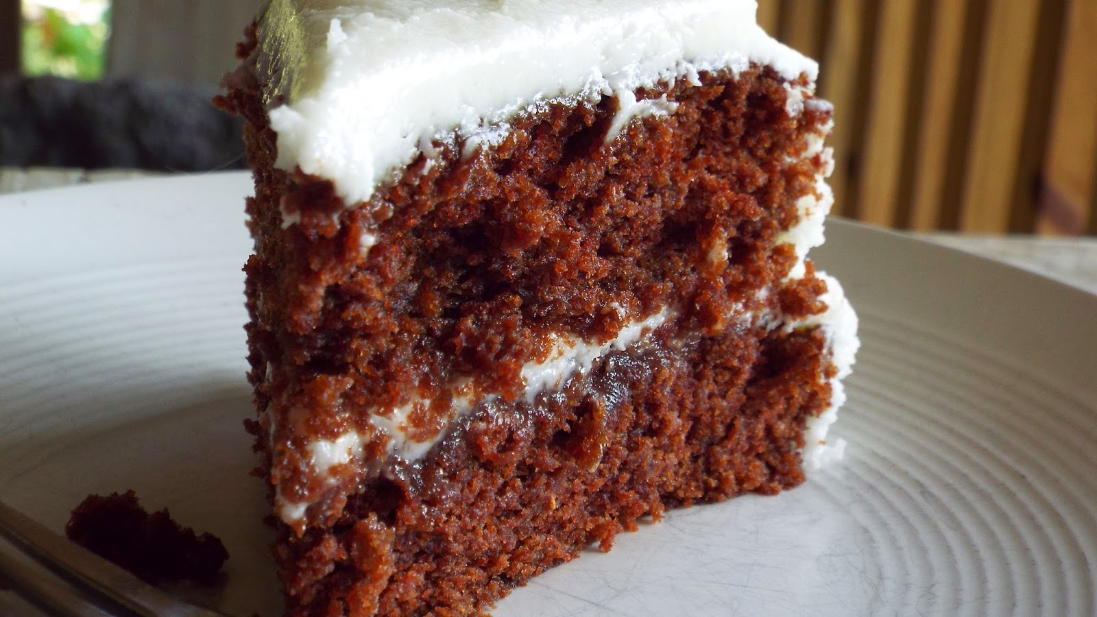 Vegan Heirloom Tomato Devil's Food Cake with Fluffy White Buttercream