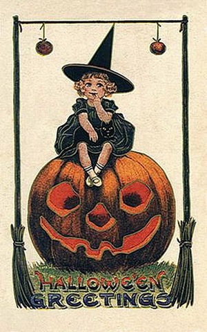 HORROR ILLUSTRATED: Vintage Halloween Illustration - Vintage Halloween HORROR ILLUSTRATED: Vintage Halloween Illustration - Vintage Halloween