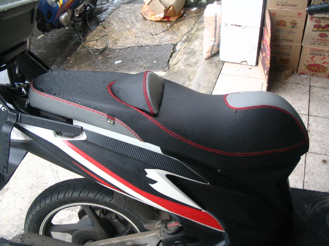 Modifikasi JOK MOTOR: Jok Vario Techno 125 Pesanan Mr. XXX Jakarta