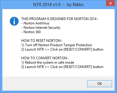 norton trial reset 2013 by nikko
