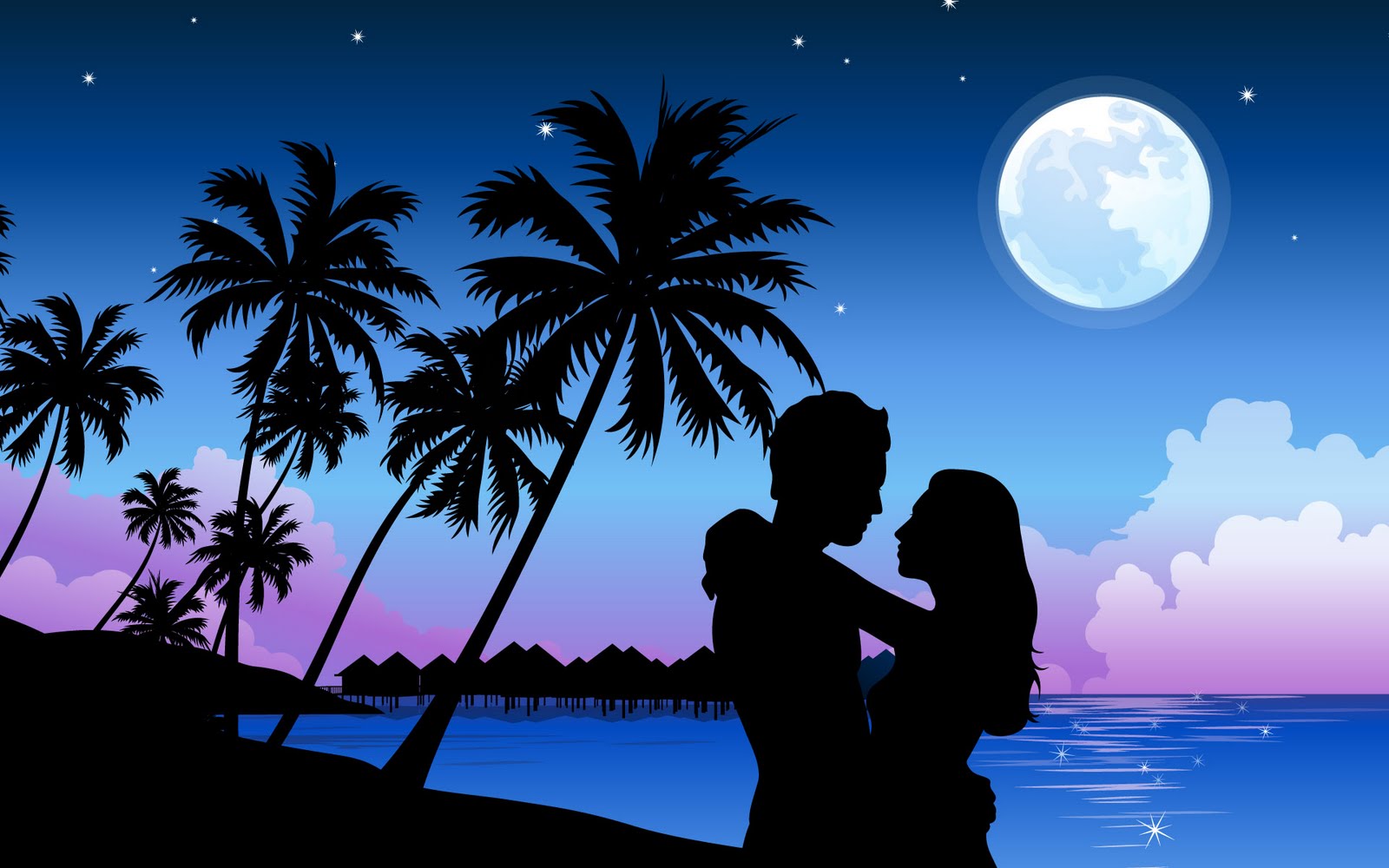A Wallpapers Home Romantic Paradise Digital Art Beautiful Love Wallpapers Nature Background Wallpapers