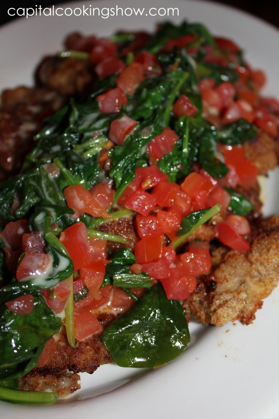 Capital Cooking with Lauren DeSantis Eat with Your Eyes Steak Milanese