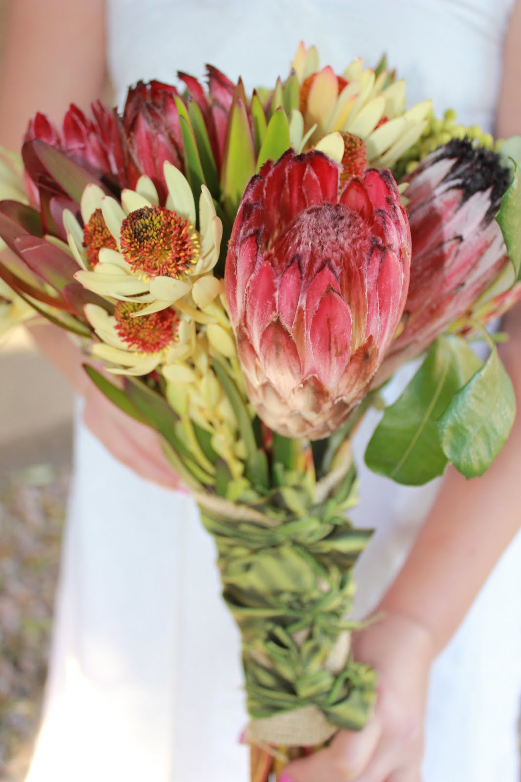 Bloomingmill: Protea Bridal Bouquet