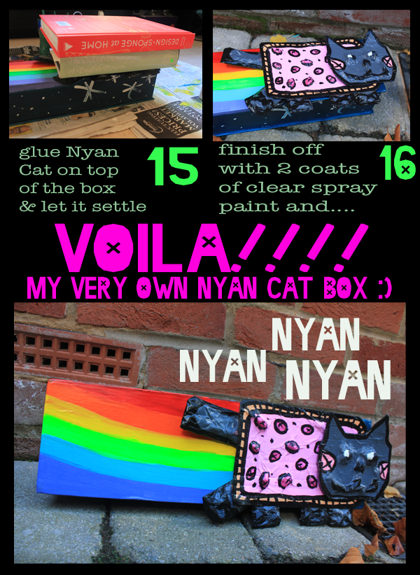 FUNKYRIFFIC NYAN CAT INSPIRED STORAGE BOX