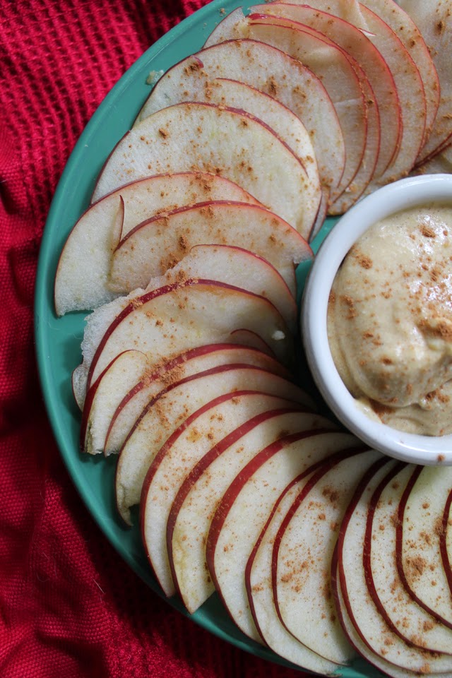 meadows cooks healthy recipes pumpkin dip with apple chips {joanne's
