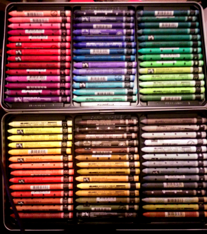 Caran d'Ache Neocolor II Crayons Set of 84 - Assorted Colors