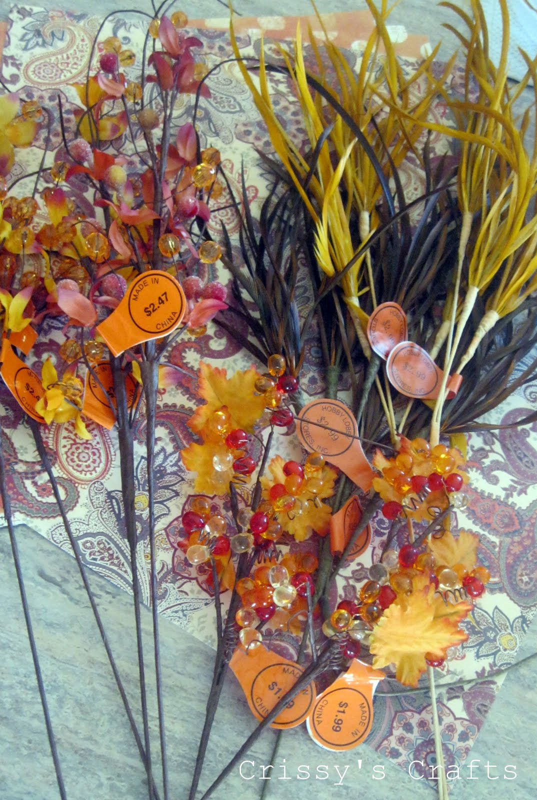 Crissy's Crafts Fall Colors