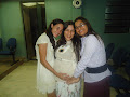 Minha amiga Marcelinha Markes a contora Mical Carvalho grávida do seu 3º filhinho e irmã Fátima