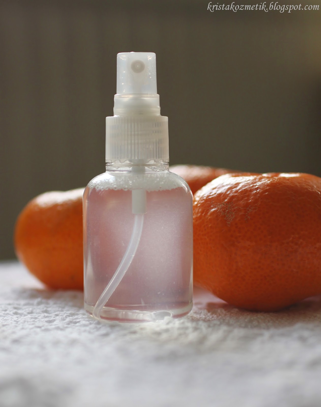 Krista Kozmetik DIY nemlendirici yüz spreyi / DIY moisturizing face spray