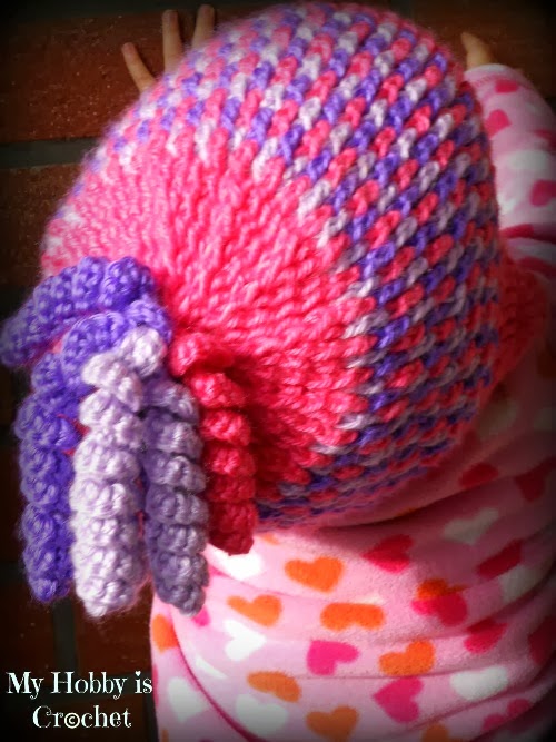 My Hobby Is Crochet Octopus Curly cue Embellishment for hats Free