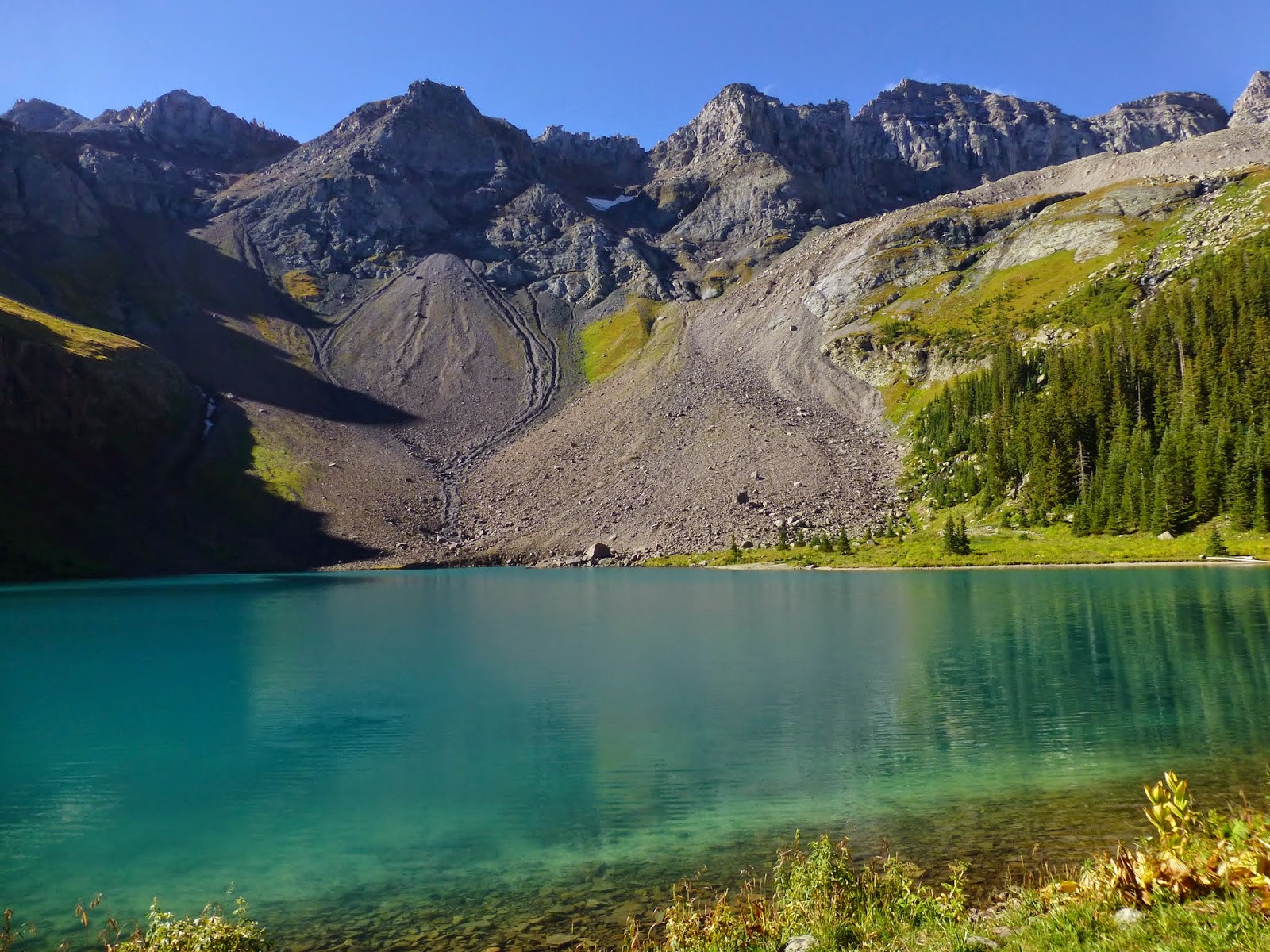 Off on Adventure Blue Lakes Ouray, CO 9/5/14