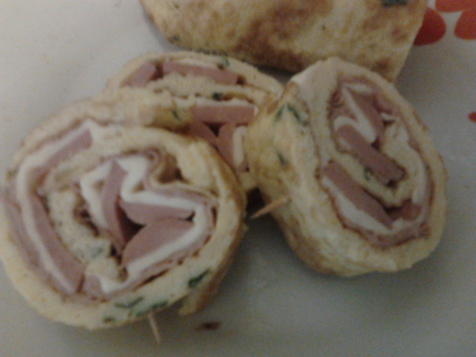 La Cucina Di Cassandra Rotolini di frittata con prosciutto cotto