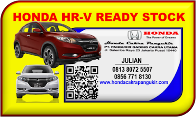 HONDA HR-V JAKARTA READY STOCK