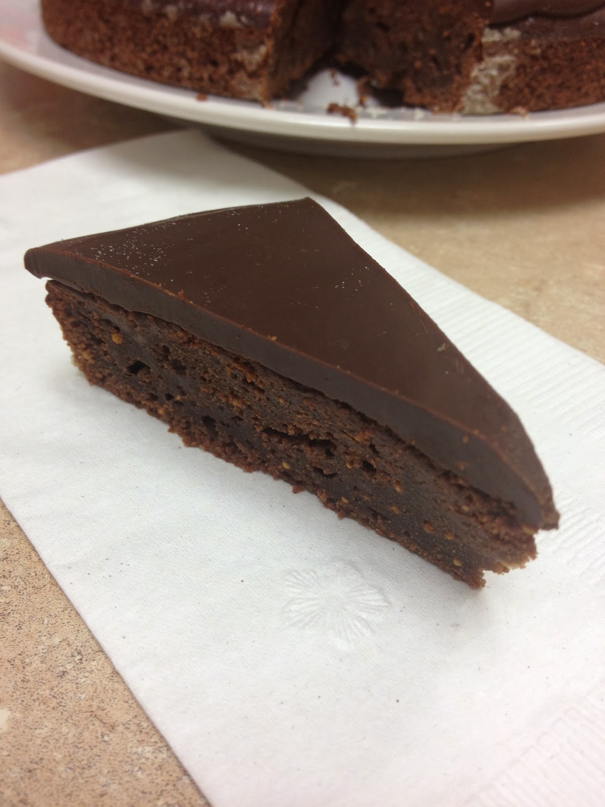 python.ampersand.pearls Chocolate Fig Cake with Chocolate Glaze