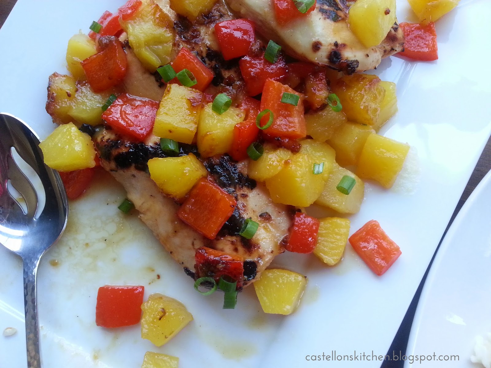 Castellon's Kitchen Pineapple Chicken with Coconut Rice