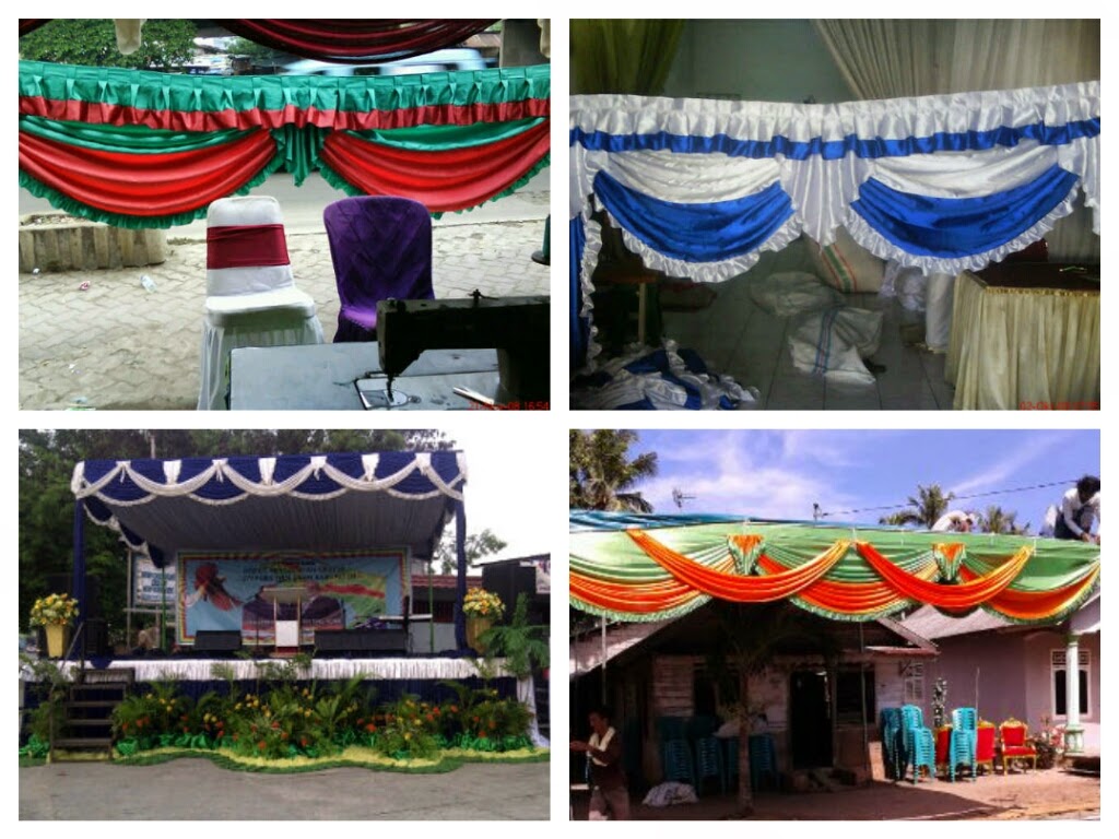 RUMBAI RENDA ROMBE TENDA PESTA Perlengkapan Tenda jual rumbai poni tenda