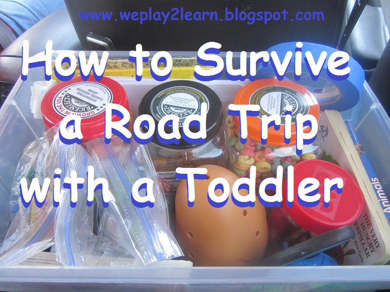 Playing to Learn Ways to Keep a Toddler Busy on a Road Trip