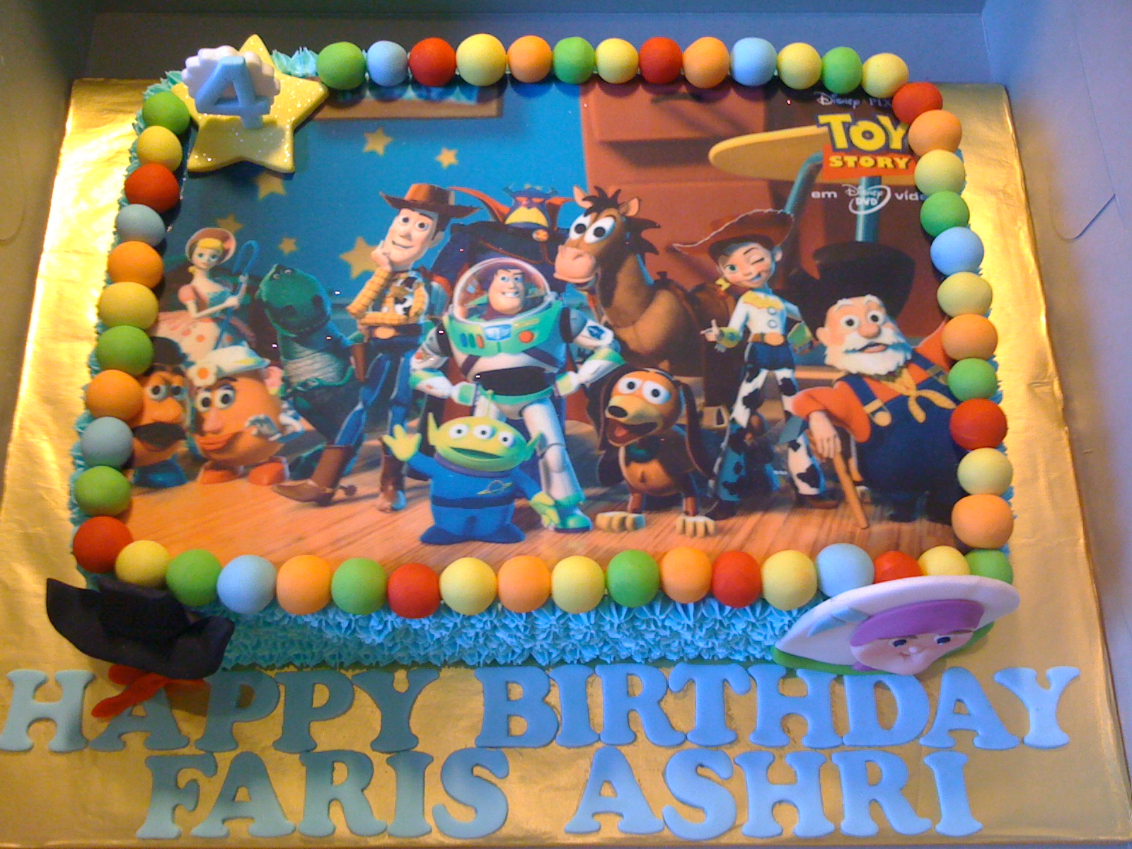 CAKE CUPBOARD Toy Story Woody and Buzz Lightyear Edible Image