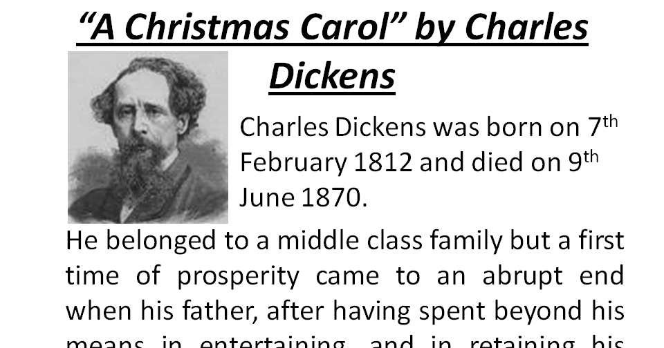 The Travelling Teachers: "A Christmas Carol" by Charles Dickens