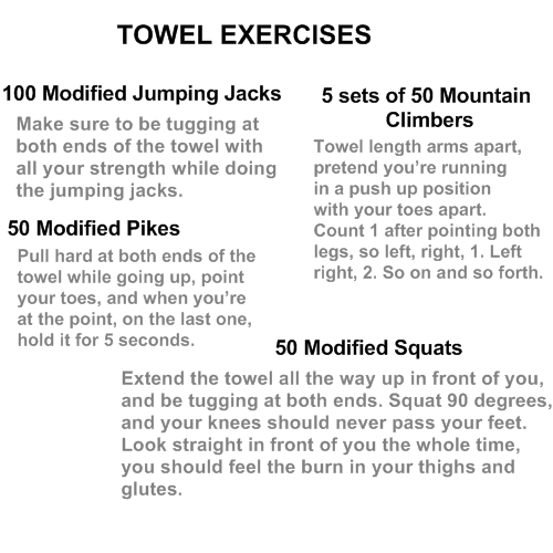 Towel Exercises Best and Effective Workouts