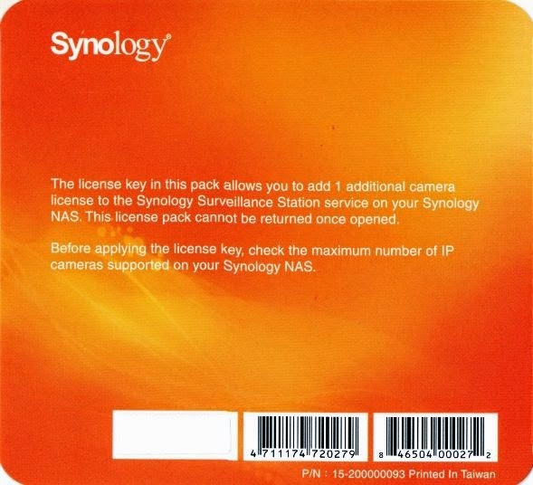 keygen synology camera license pack | updated 3