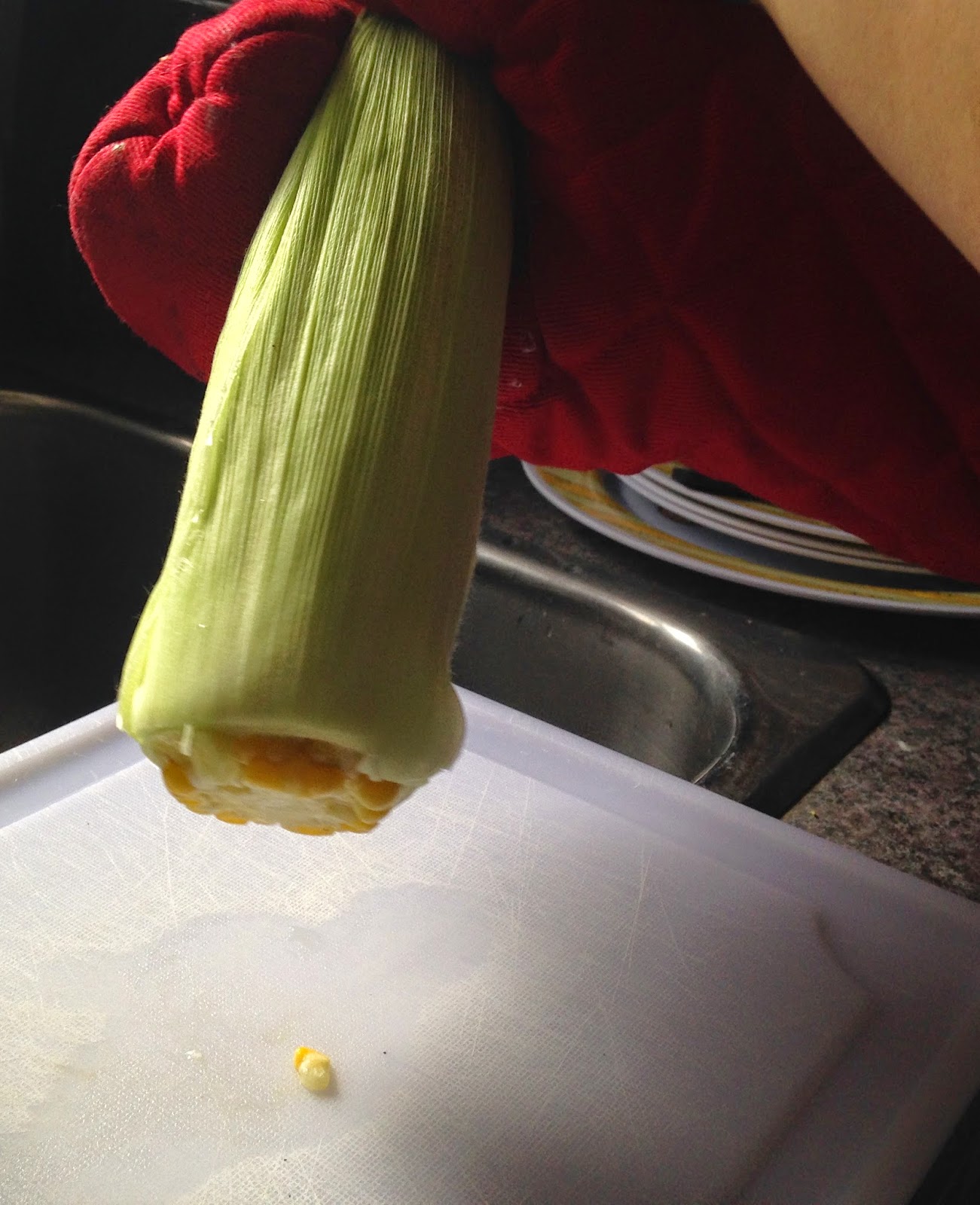 Frugal Allergy Mom 3 Minute Microwaved Corn Recipe