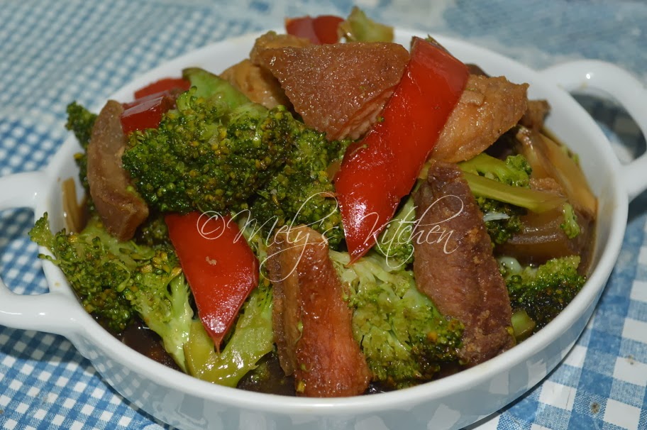 Pork Broccoli Mely's kitchen