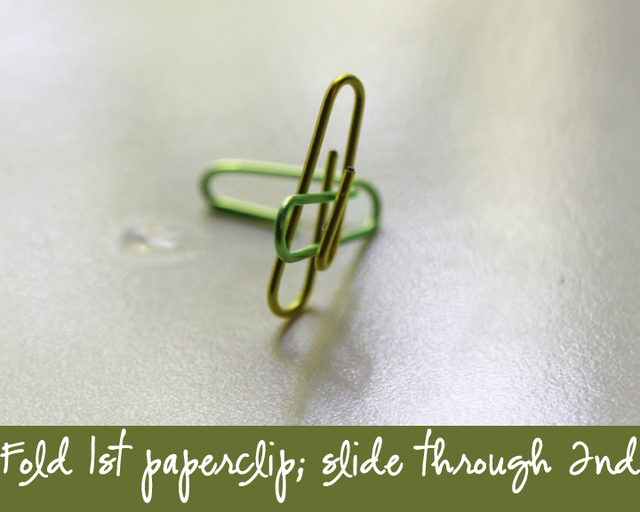 Little Luck Tree DIY Paper Clip Picture Frames