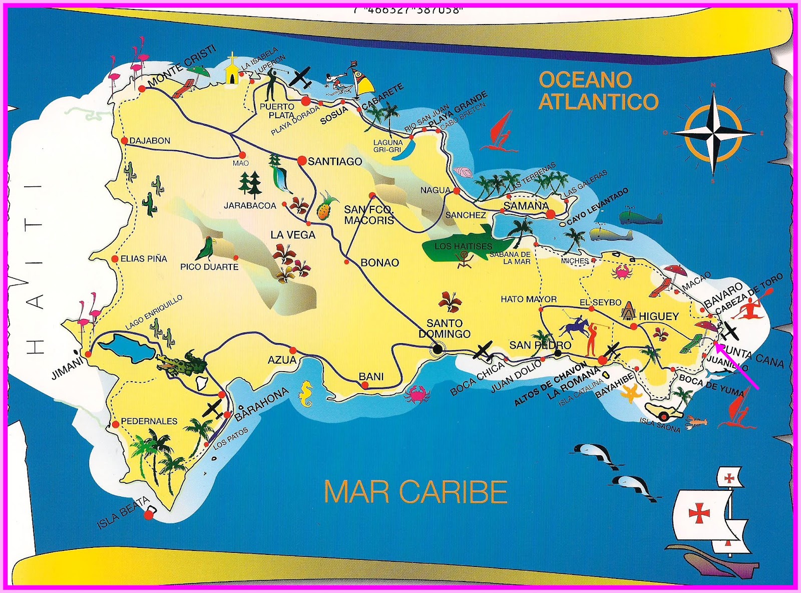 Pdf map Punta Cana Dominicana