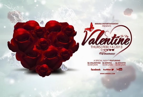 Be My Valentine Flyer Template - Photoshop