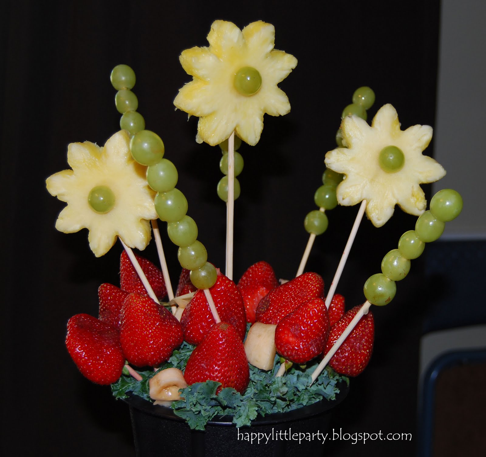 Happy Little Party Fruit Bouquet {Mother's Day or Teacher Appreciation}