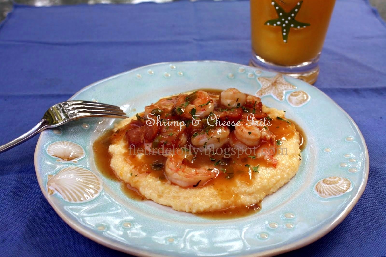 Fleur de Lolly Shrimp & Cheese Grits