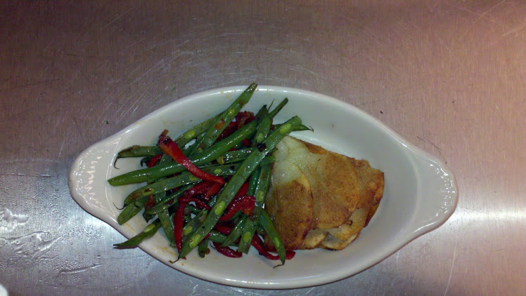 Green Beans and Pommes Anna cf2b