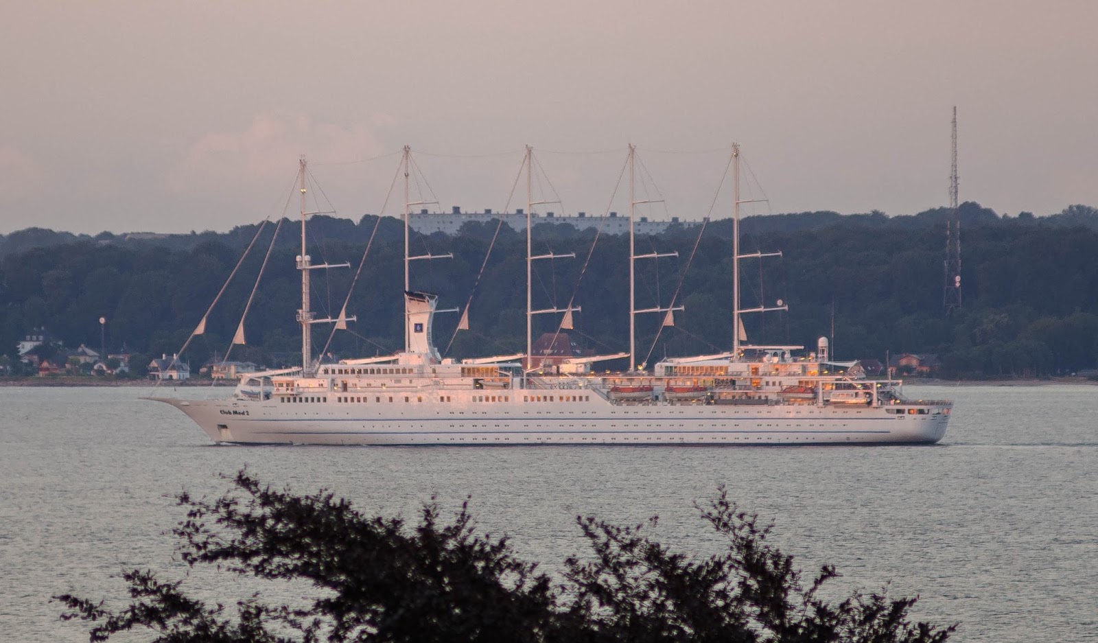 The Things I Enjoy The Five-masted Sailing Cruise Ship Club Med 2 On Its First Visit To U00d8resund The Things I Enjoy The Five-masted Sailing Cruise Ship Club Med 2 On Its First Visit To U00d8resund