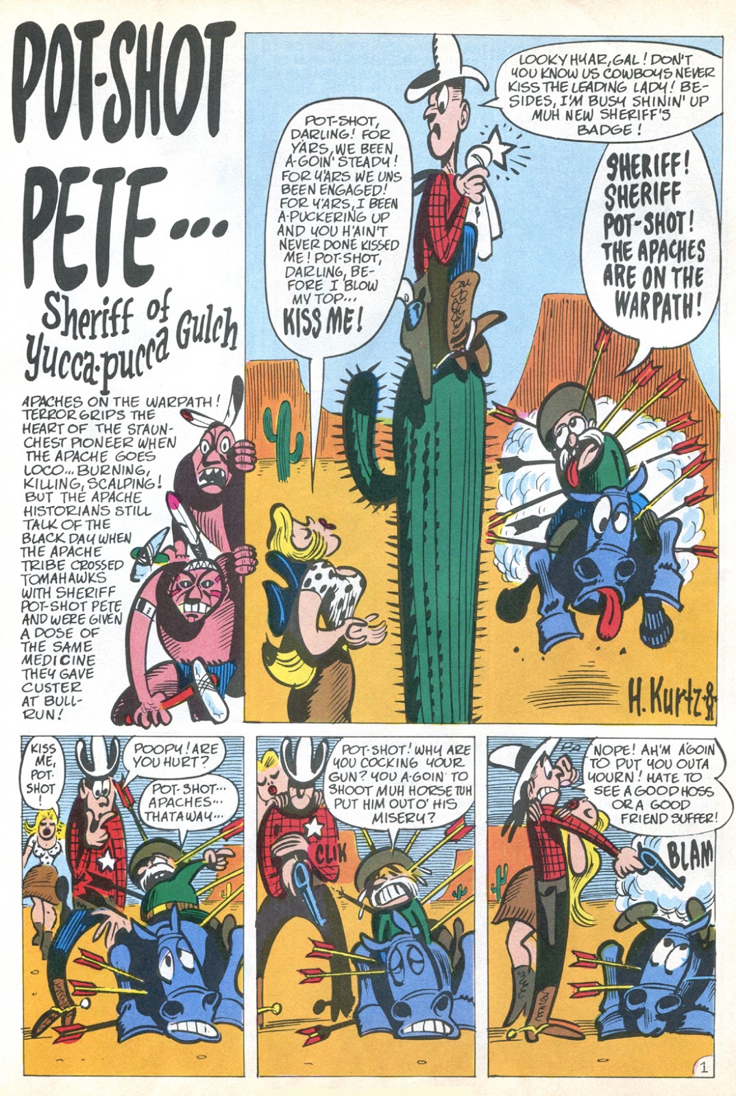 Inside Jeff Overturf's Head "PotShot Pete" Harvey Kurtzman Mad