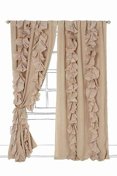 On The Mend Ruffled Pleated Curtains Tutorial Anthropologie