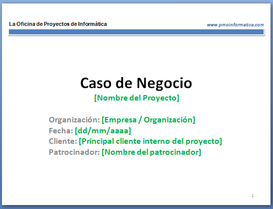 caso de negocio plantilla de caso de negocio para proyectos la oficina caso de negocio plantilla de caso de negocio para proyectos la oficina