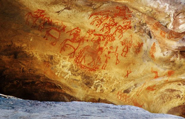 The Rock Shelters and Paintings of Bhimbetka India The Rock Shelters and Paintings of Bhimbetka India