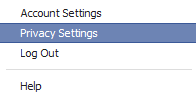 Facebook Privacy settings access