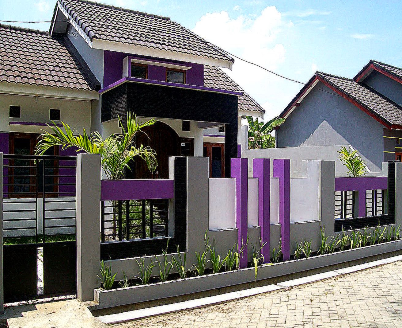 29 Warna Cat Pagar Rumah Modern Trend Inspirasi