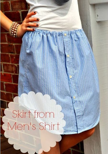 Skirt from a Man's Shirt