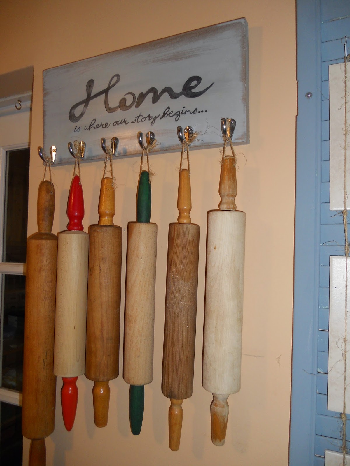 Yesterday and Today Rolling Pins display